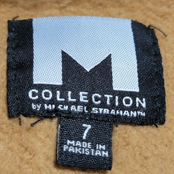 M Collection by Michael Strahan Quarter Zip Pullover Brown - Size Youth 7 - Picture 4 of 4